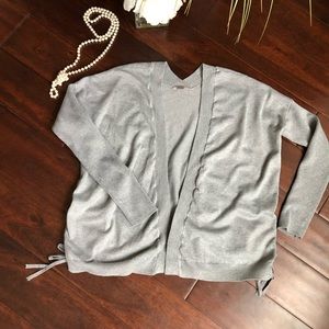 Lace-up Side Detail NWOT Greg Cardigan